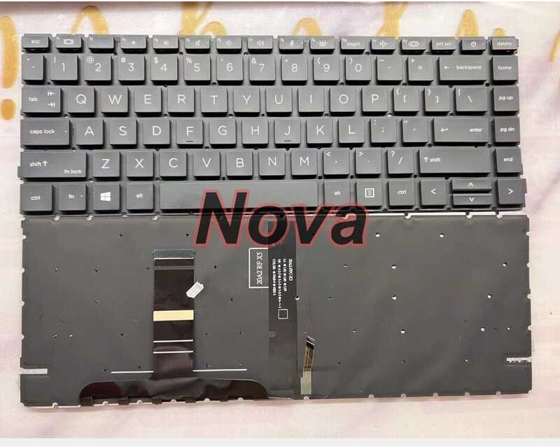 NEW D US Laptop Keyboard For HP Probook 440 445 G8 With Backlight 5