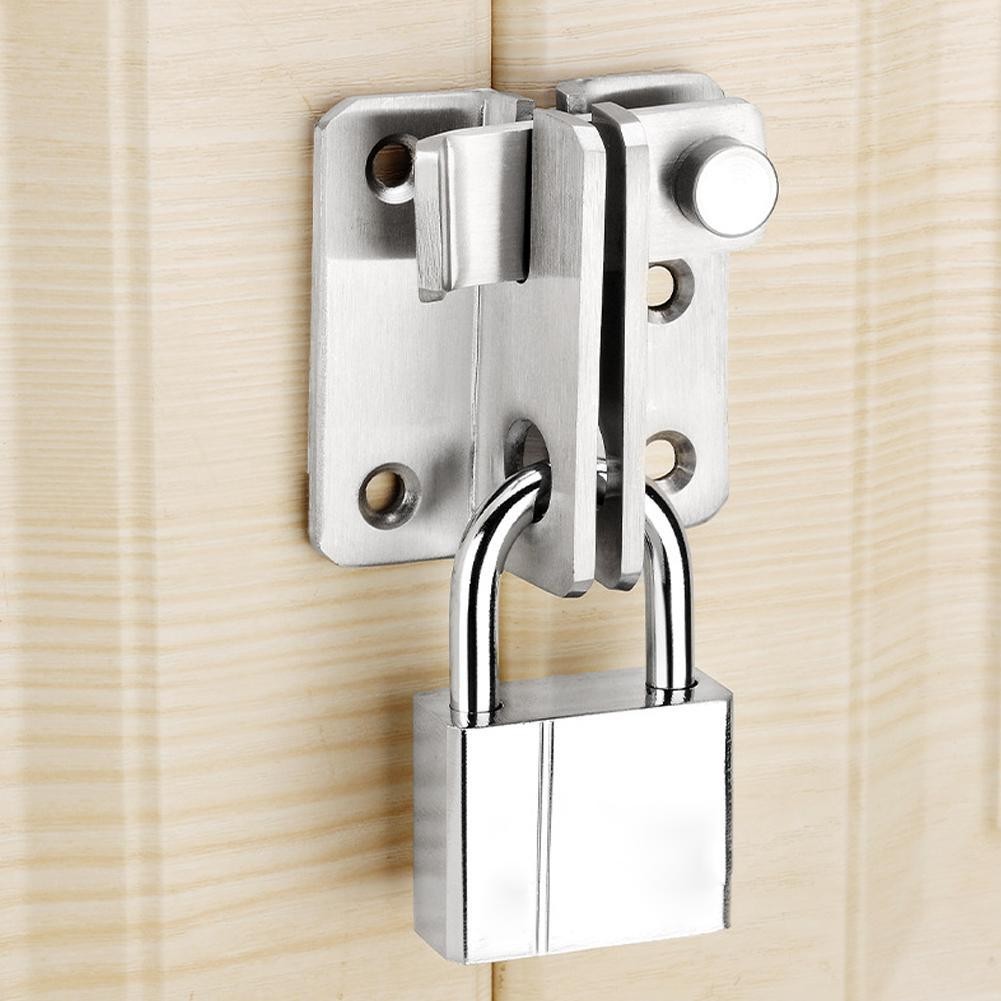 Stainless Steel Safety Hasp Door Lock Flip Latch Slide Bolt Lock for ...