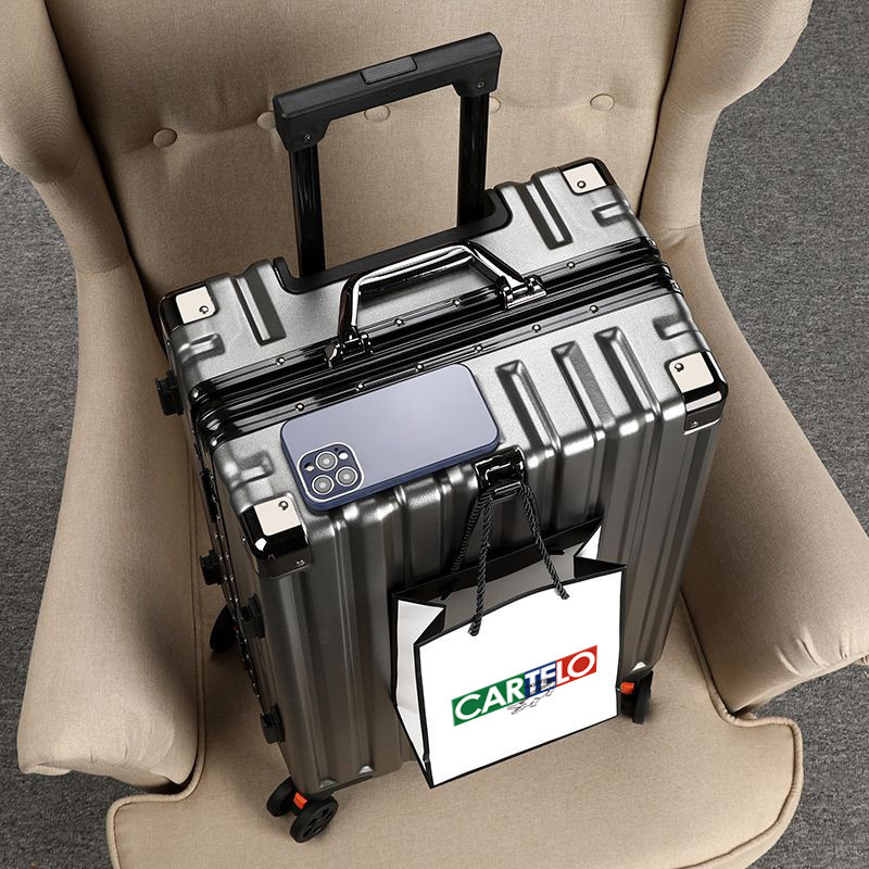 New Suitcase, Sturdy And Durable, Trolley Case, Silent Aluminum Frame ...