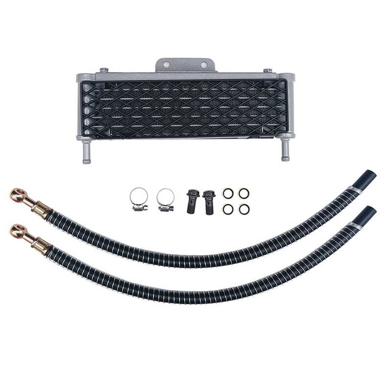 Pit 2 bike Motorcycle Oil Cooler Radiator M10 para sa 140CC 150CC 160CC ...