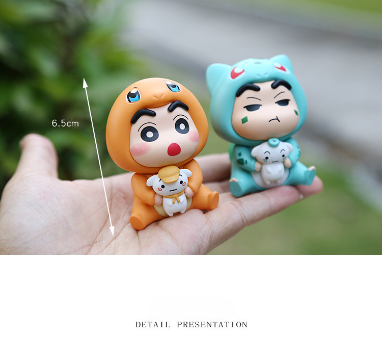 Crayon Shin Chan Costume Pokemon Blind Box Cute Cartoon Doll Model ...