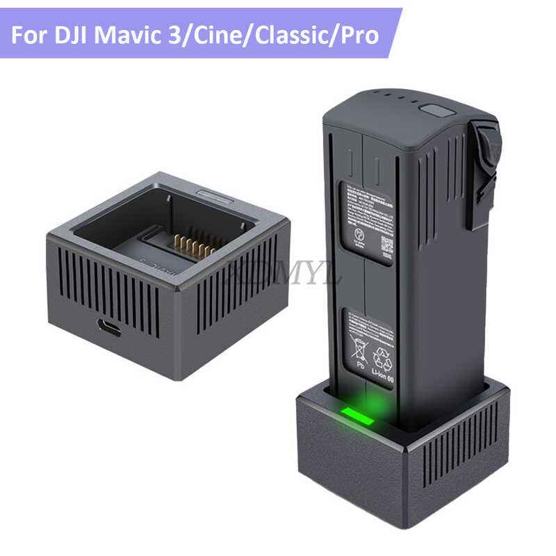 For Dji Mavic Cine Pro Classic Single Battery Charger Hub Intelligent Flight Type C Power Bank