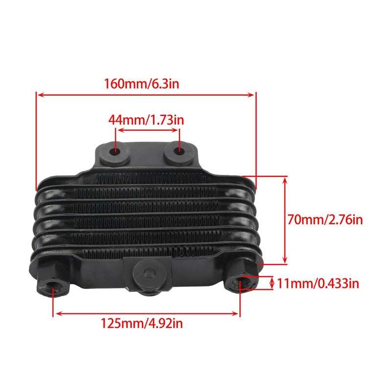 Gy6 3D Motocross Oil Cooler Radiator Moto Tuning Spare Parts M12 Coog ...