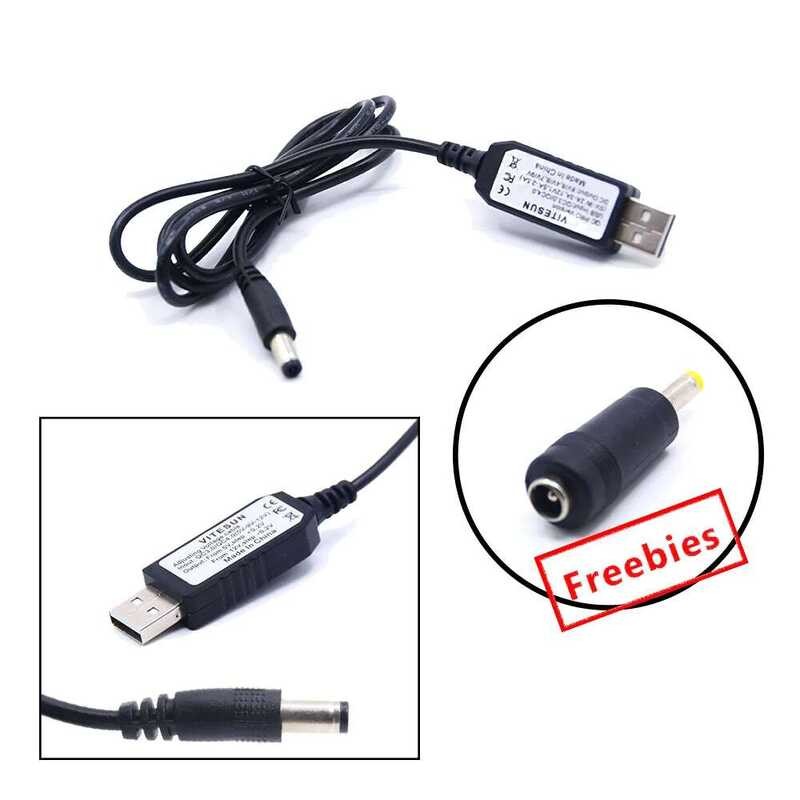 3.0 QC Adjustable Voltage Step Up 5.5X2.5Mm 5V-12V USB Cable Power ...