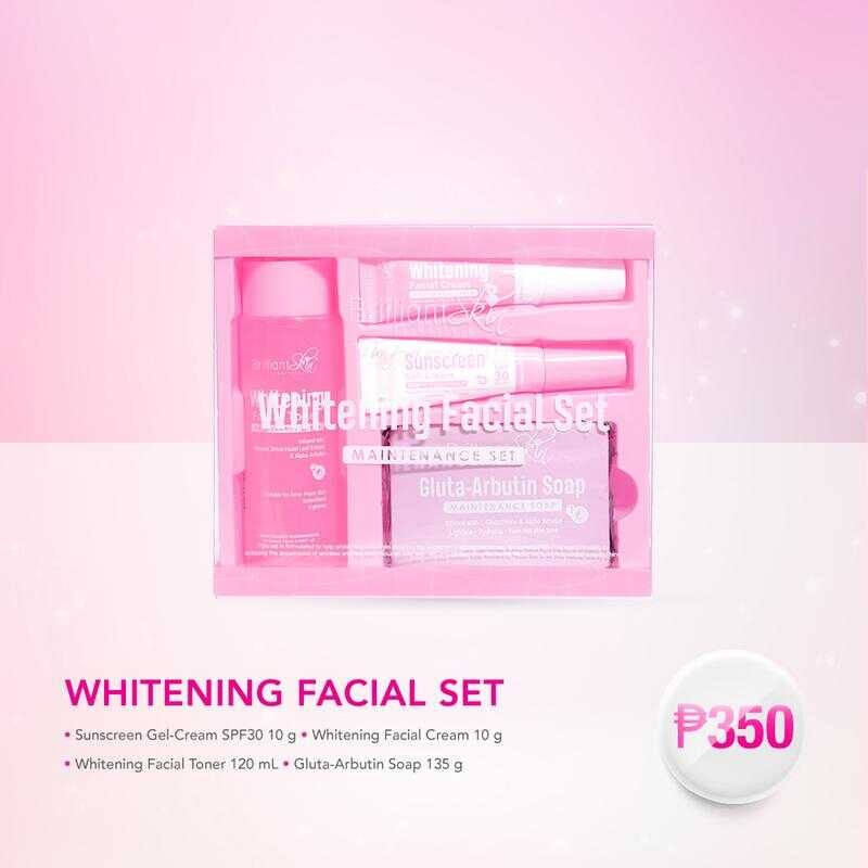Brilliant Skin Whitening Facial Set Maintenance 3D7 | Shopee Philippines