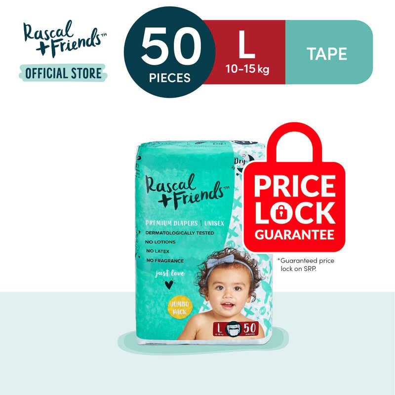 RASCAL ♚ + FRIENDS Jumbo Pack LARGE (10-15 Kg) 50 Pcs X 1 (50 Pcs ...