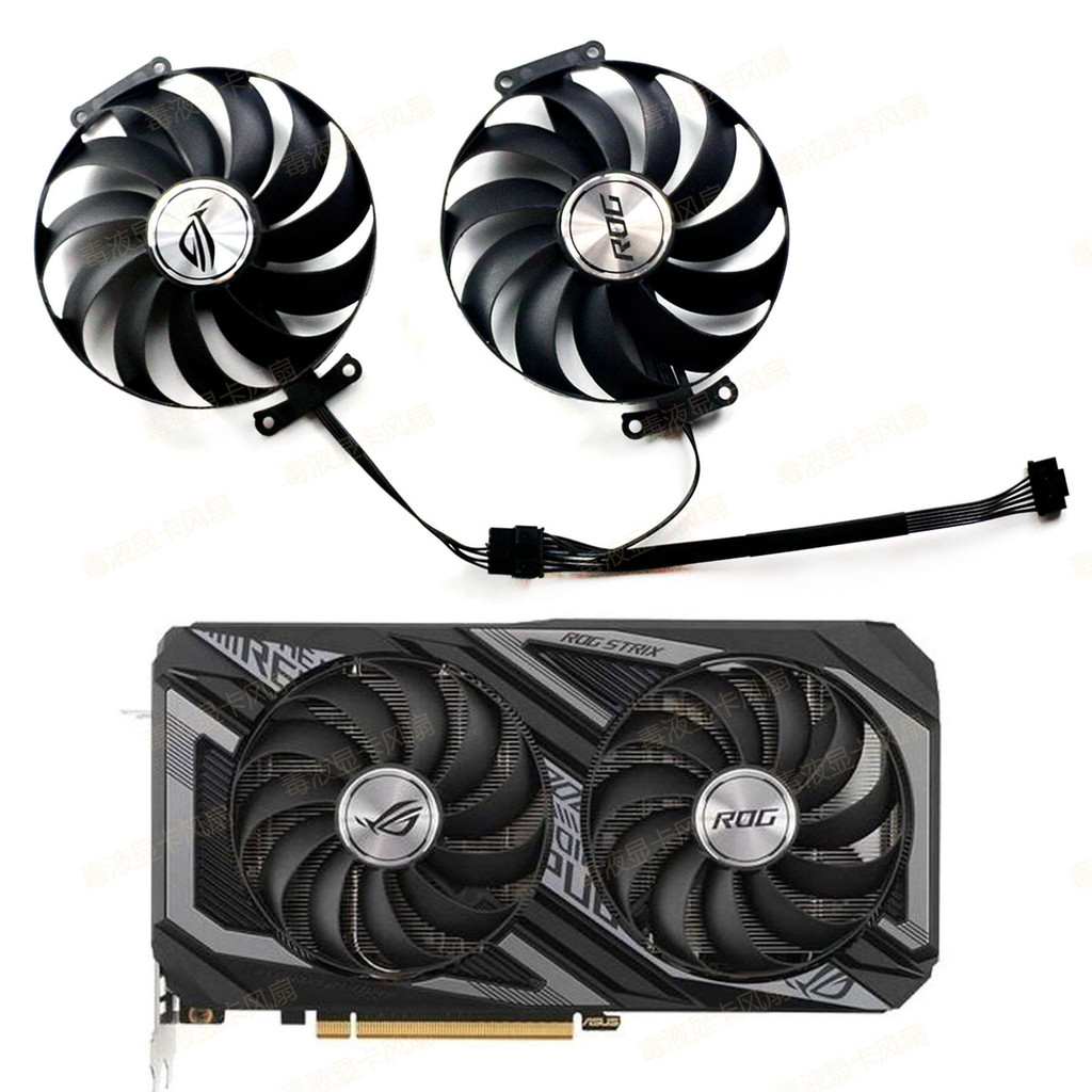Asus/asus RX 6600XT Raptor ROG STRIX OC Graphics Card Cooling Fan Dual ...