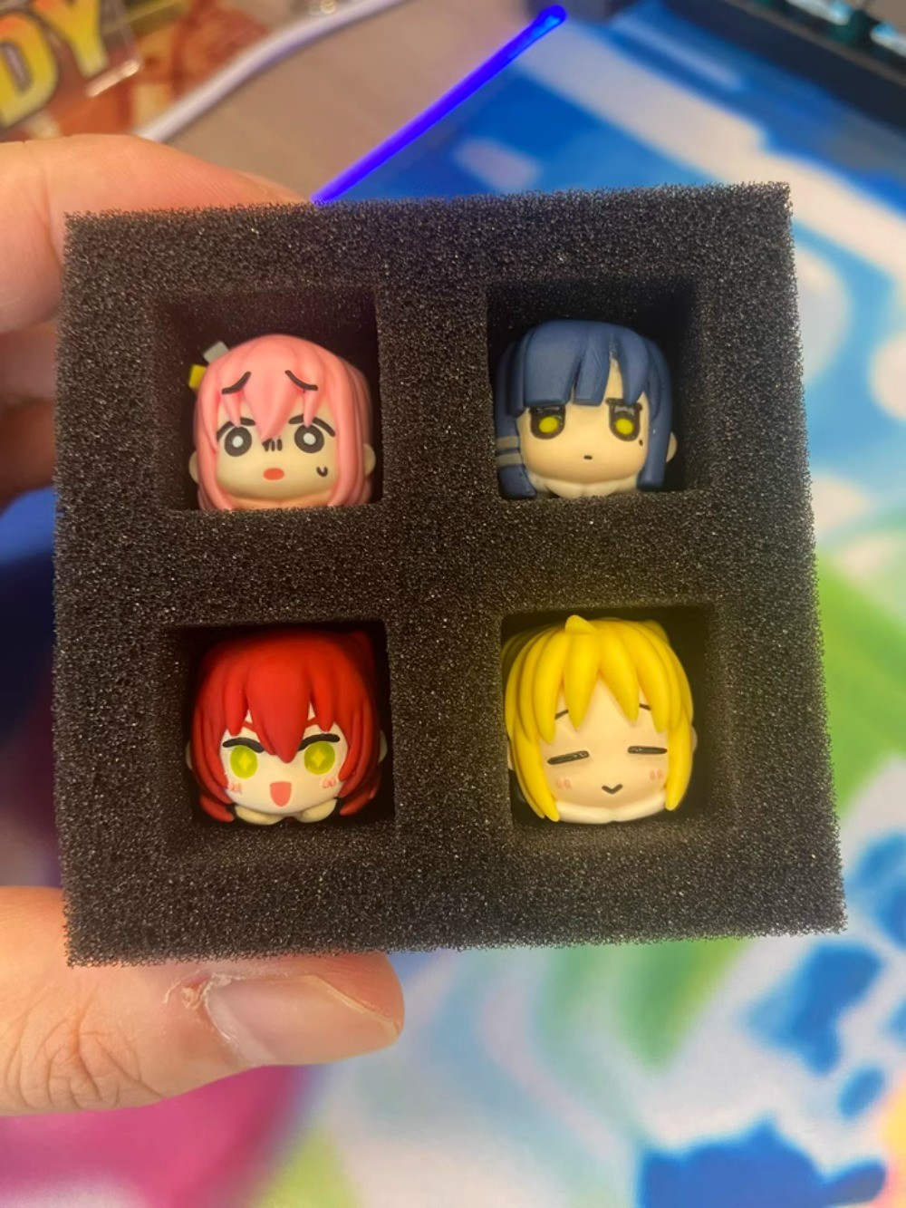 BOCCHI THE ROCK Keycap Cute Cartoon 3D Creative Cute MX Switch ...