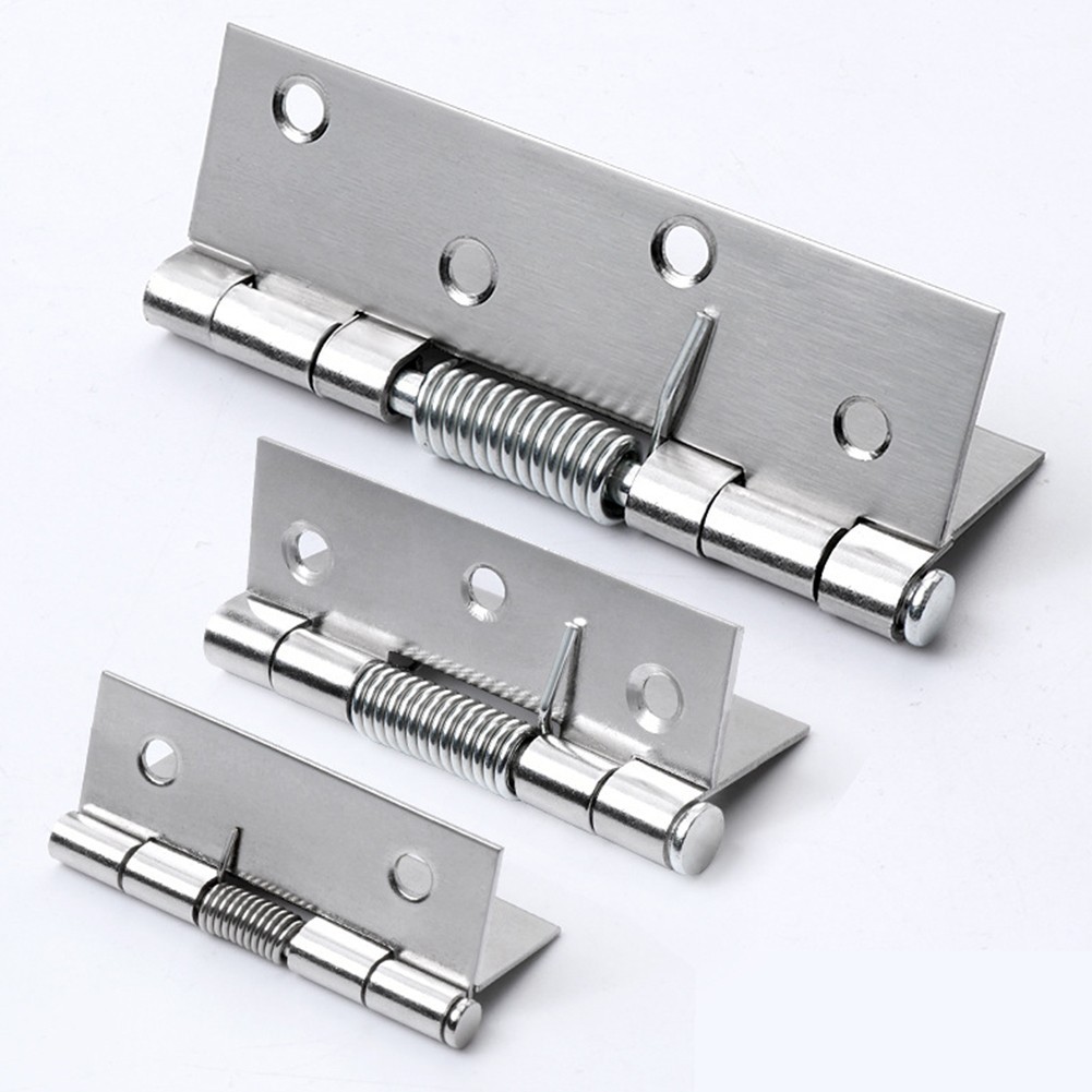 ULTRA 2x Stainless Steel Self Closing Spring Door Internal Hinge DIY