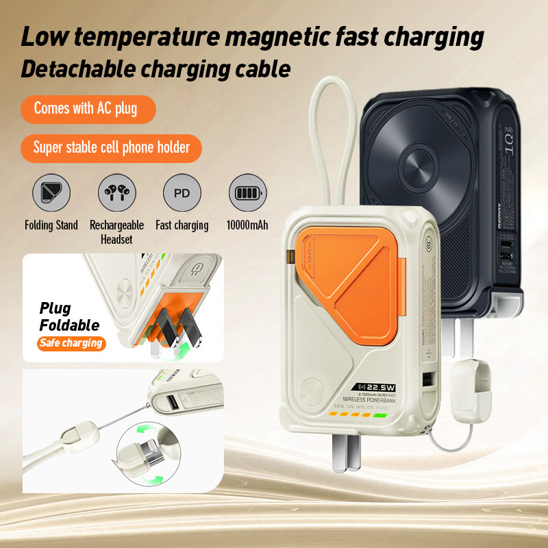 Remax RPP-116 10000mAh Magnetic Fast Charging Powerbank 20W+22.5W Power ...