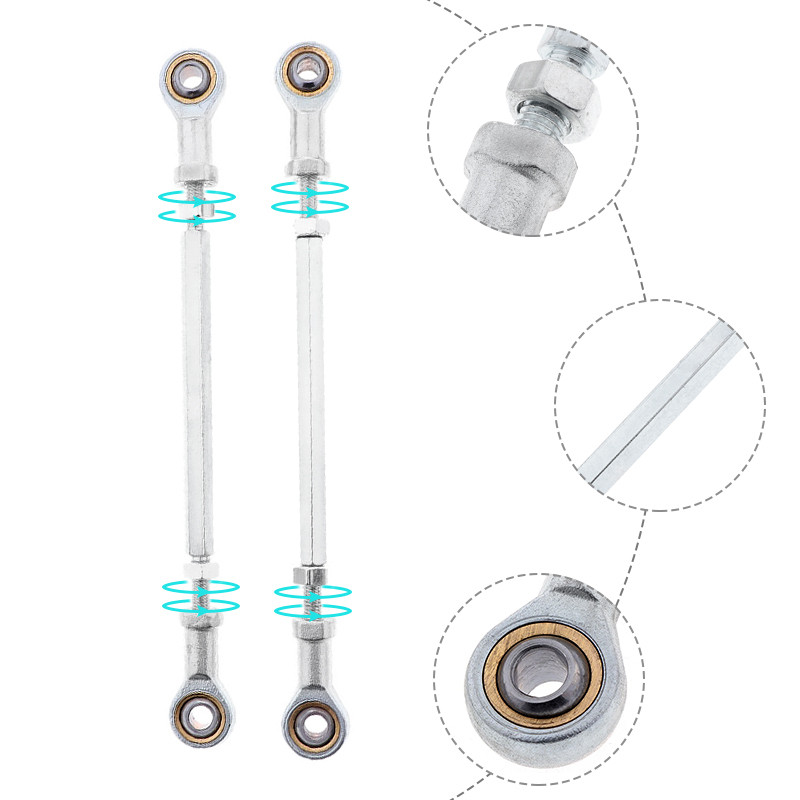 SK Rods Rack Kits Ball Joint Tie Rod Steering Shaft Para Sa Quad Go ...