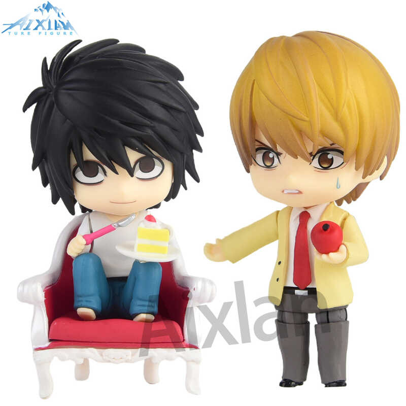 10Cm 2 C9 Q Bersyon Anime DEATH NOTE Yagami Light L Lawliet PVC Action ...