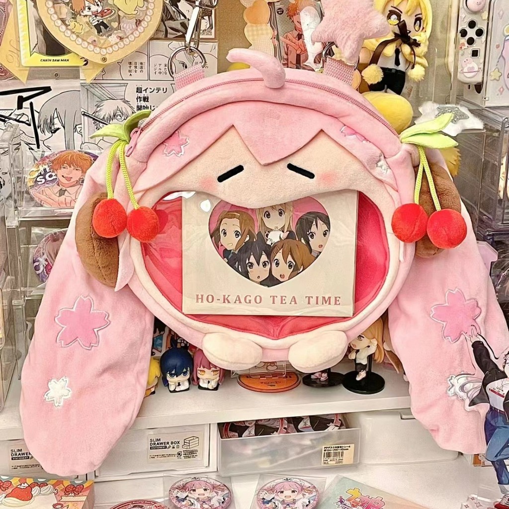 COD Japanese Hatsune Miku 2D Cute Girl Crossbody Cartoon Doll Backpack ...