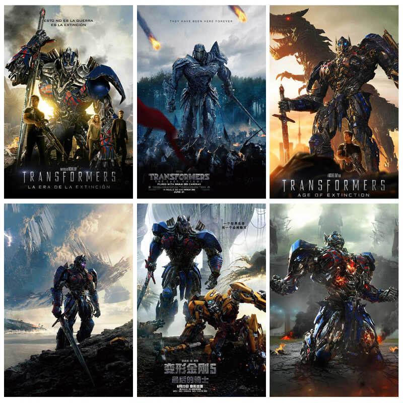Transformers poster, Optimus Prime, Bumblebee wall sticker, Marvel ...