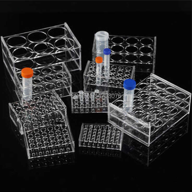 Holes * 24 He 16.5 Mm Plastic Lab Holder Transparent Test Rack/Shelf ...