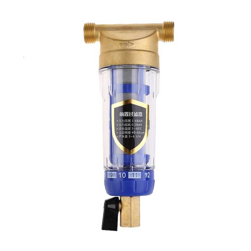 Backwash Reusable Whole House Sediment Pre Filter Front Purifier Tap ...