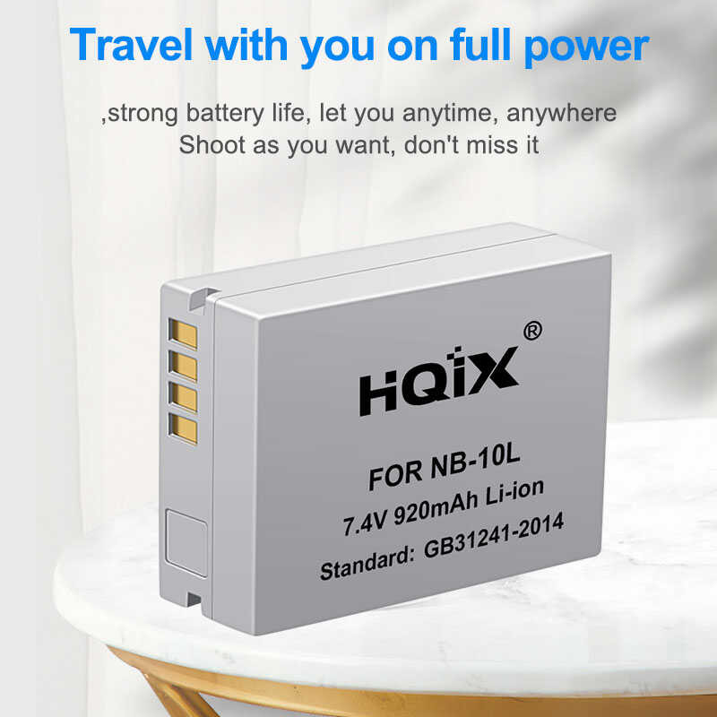 vhbw 3 x Battery Compatible with Canon Powershot SX40, SX40HS, SX50, SX50HS, G10, G3x, G1 X, G15 700mAh 7.4V Li-ion Digital Camera