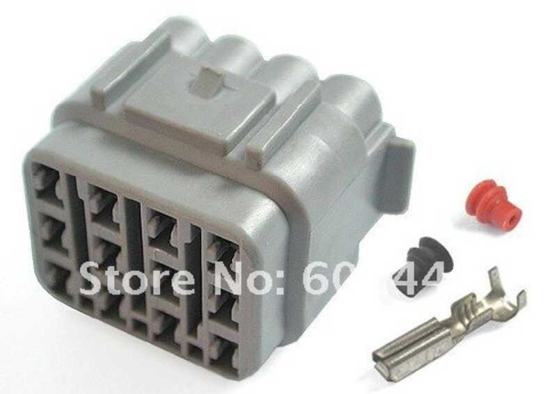 Male Female Wire 12 Connector Terminal Plugs Socket Fuse Box Wire ...