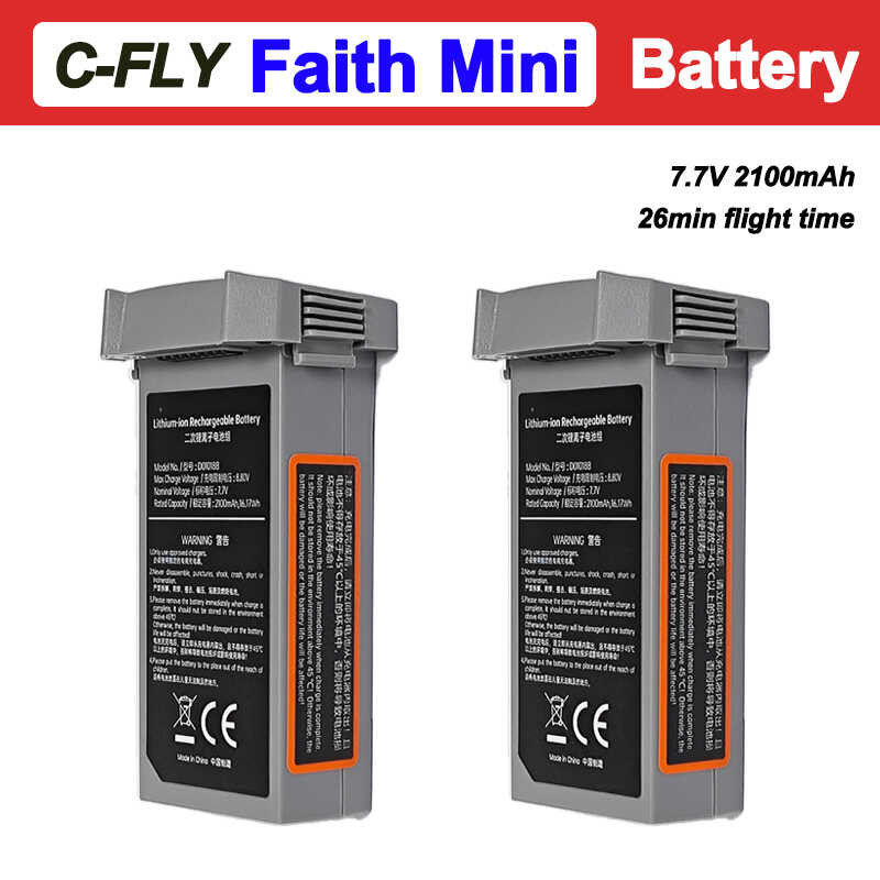 C-FLY Faith Drone Original Battery 7.7V 2100mAh 26min Flight Time For ...