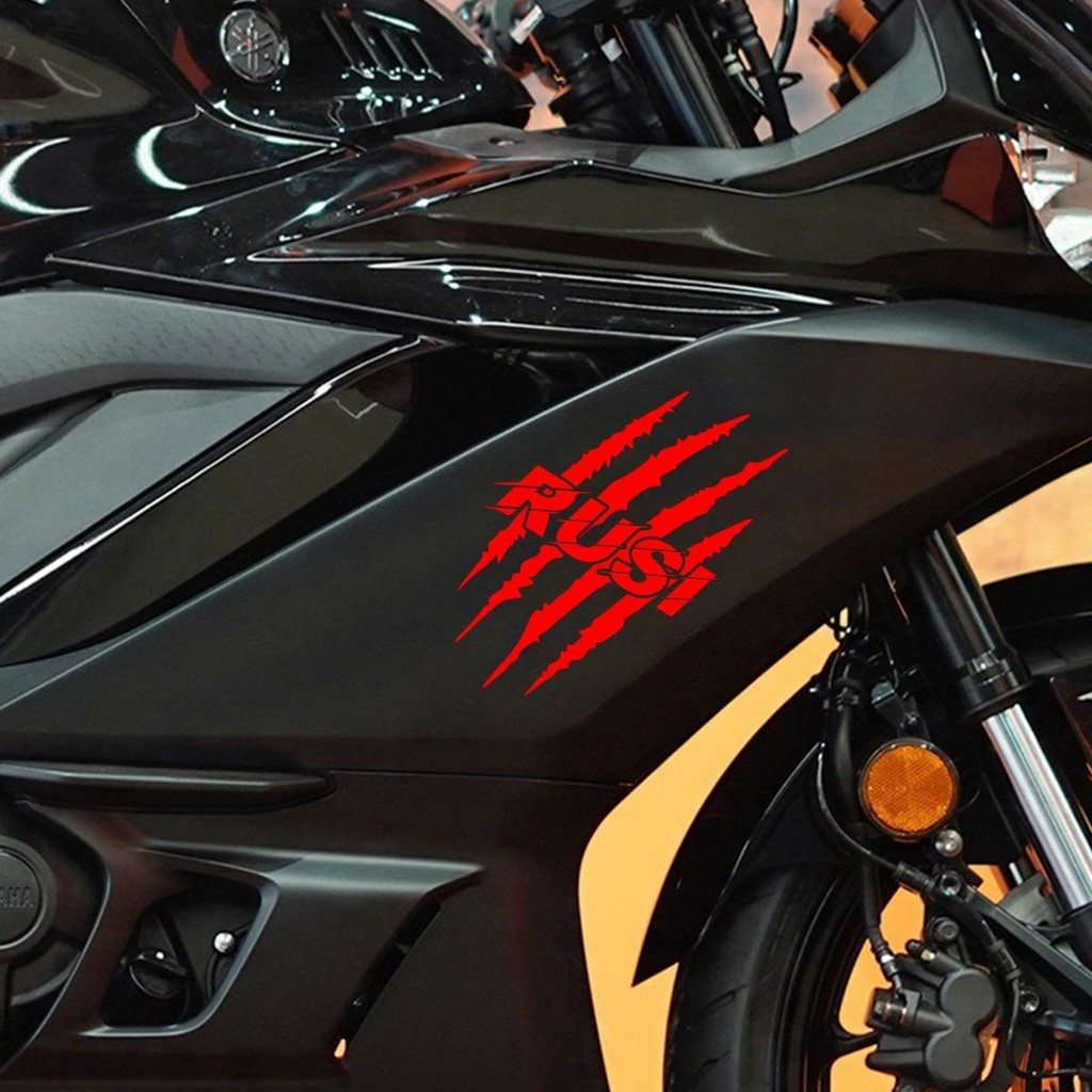 Rusi Logo Sticker for Motor Stickers Waterproof Motorcycle Decals Claw ...