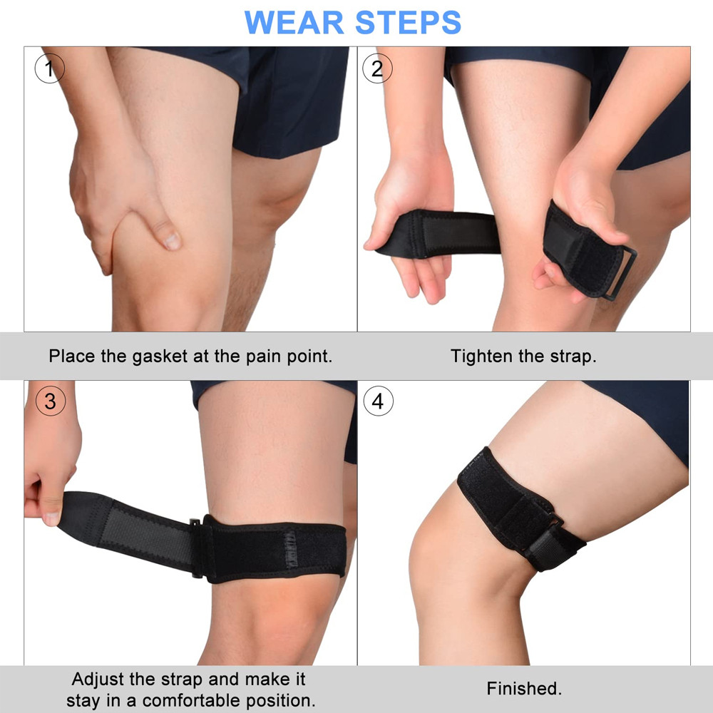 IT Band Strap - Iliotibial Band Compression Wraps, Knee Pain, Thigh ...