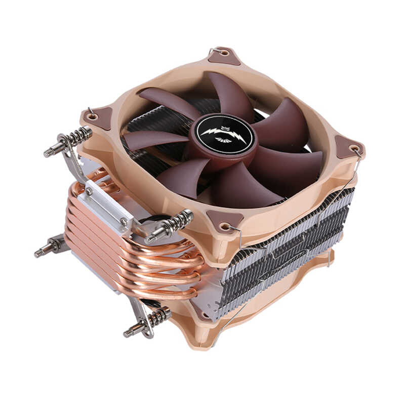 CPU Computer Coog 120mm Fan 6 Heat Pipe Cooler Processor Efficient Air ...