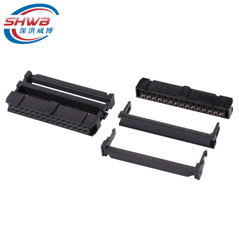 2.54MM spacing crimping head ribbon connector IDC FC-30P 2 * 15P horn ...