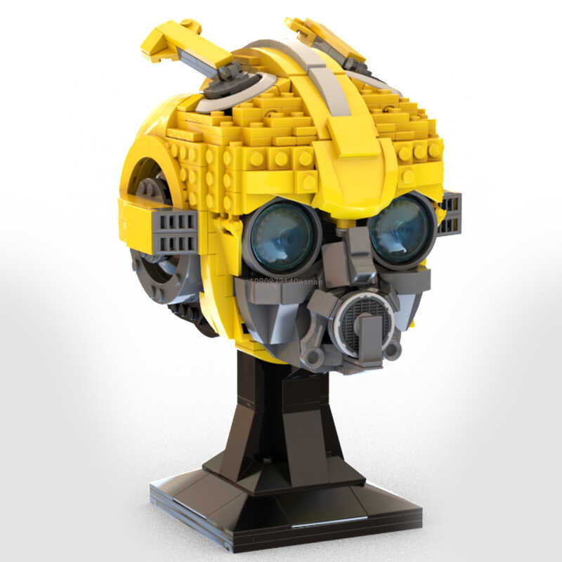 706Pcs Moc Bumblebee S Helmets Model Building Blocks Bricks Diy Eduion ...