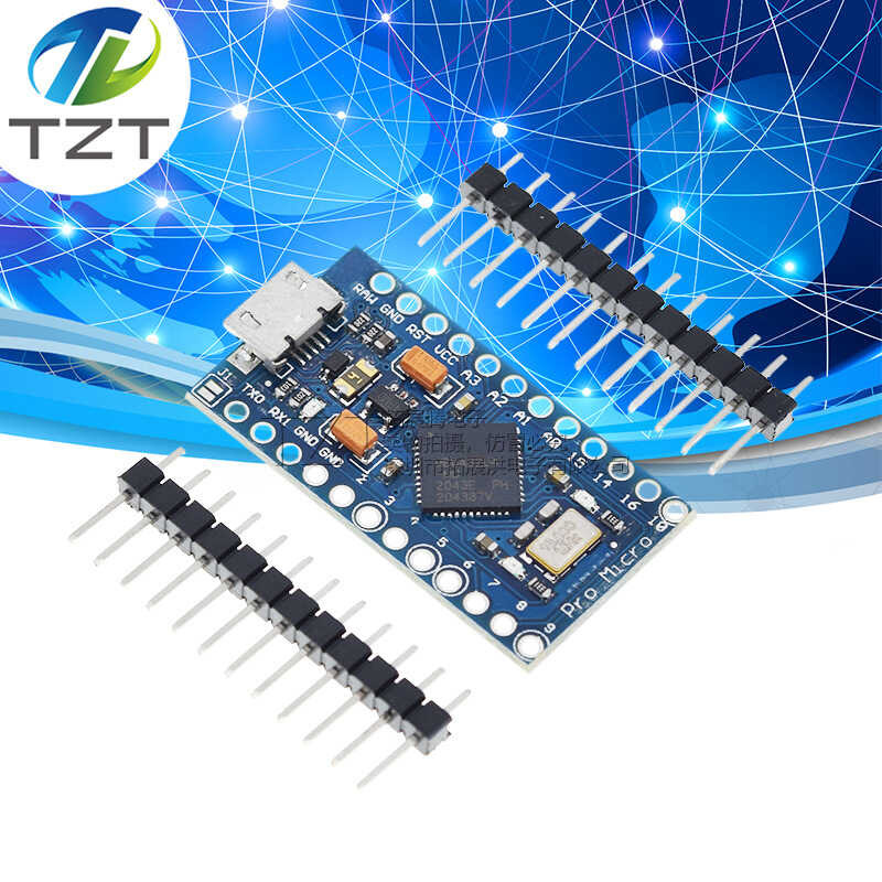 The Pro Micro module adopts Atmega32U4 5V 16MHz self USB update program ...