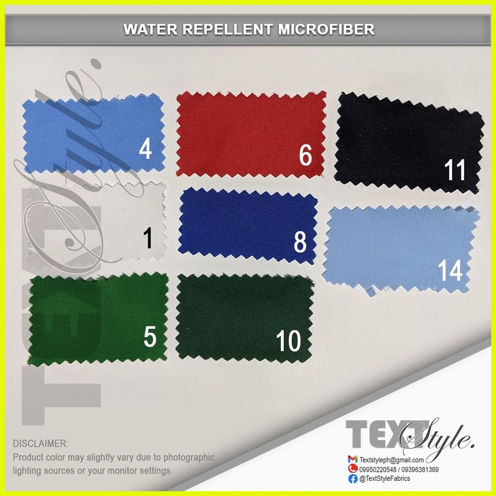 Textstyle Water Repellant Microfiber Fabric Water-repellant Micro Fiber ...