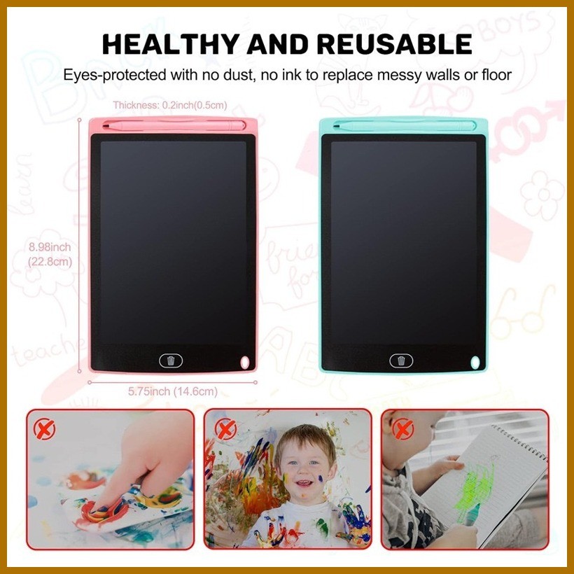 KBB Mini Black Board Drawing Board For Kids Portable Note Board Note ...