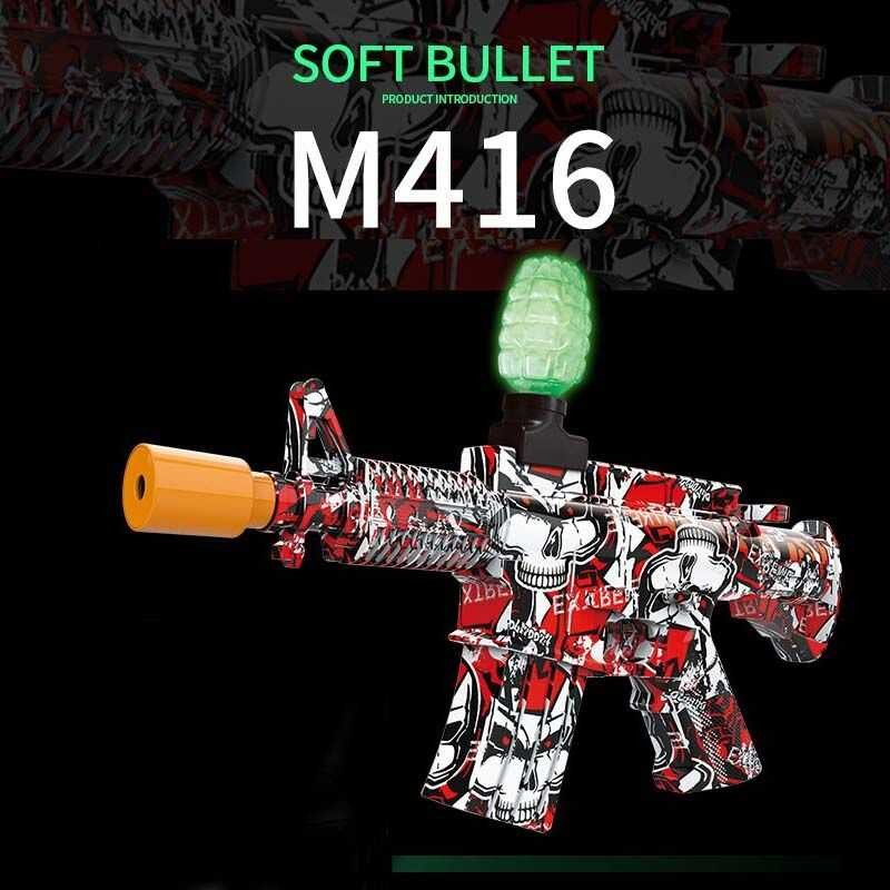 M416 Electric Gel Blaster Toy Gun Pelletgun Automatic Water Bomb Toys ...