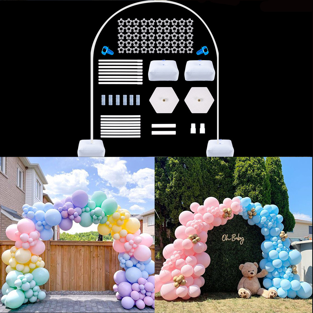 Adjustable Balloon Kit Frame Birthday Balloons Stand Holder Ballon Arch ...