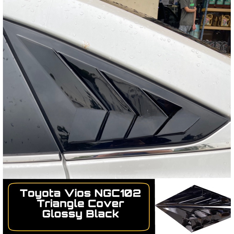 Toyota Vios 2023 2024 NGC102 Rear Door Windows Triangle Cover Protector ...
