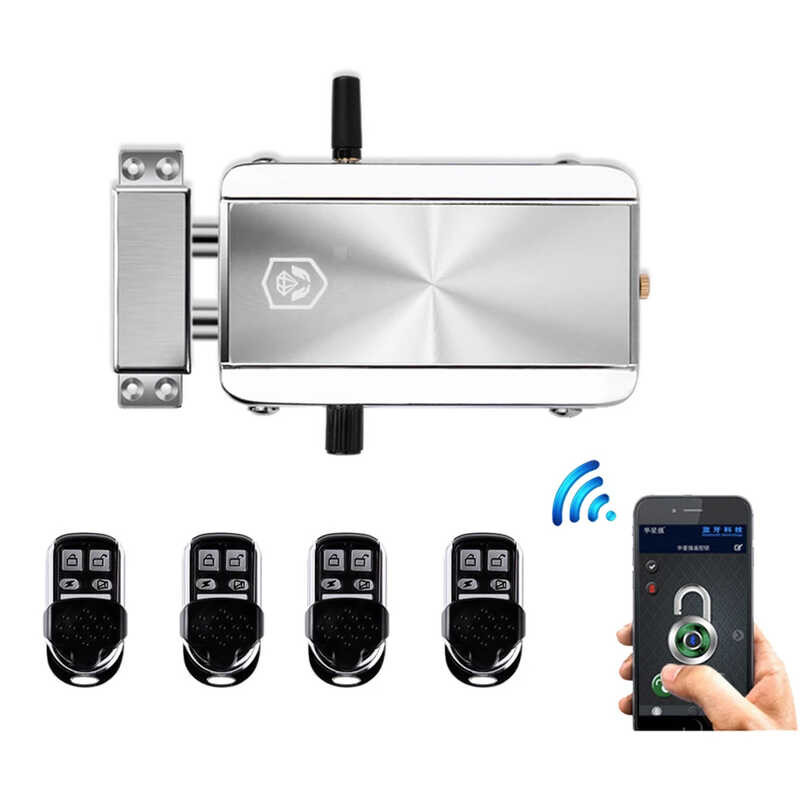 Keyless Wireless 433MHz Remote Control Smart Invisible Electric Motor ...