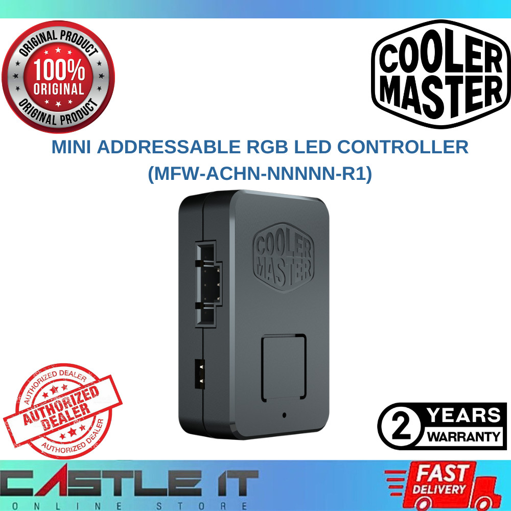 Cooler Master Mini ARGB Controller Tools Compact RGB Lighting Control ...