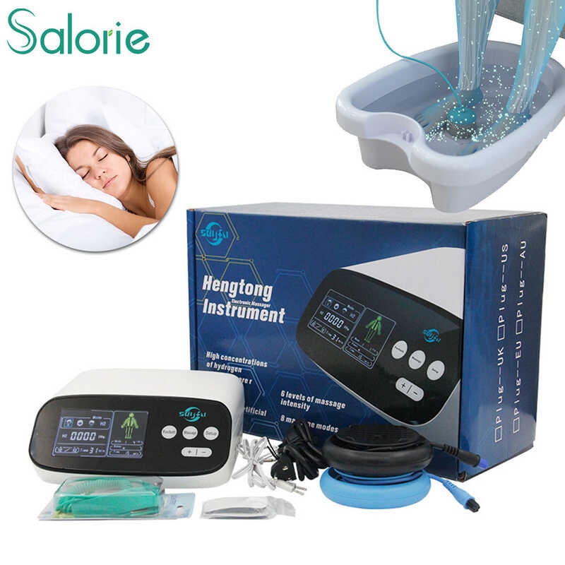 Salorie Hydrogen Water Spa Hine Ion Detox Detoxifier Foot Bath Device ...