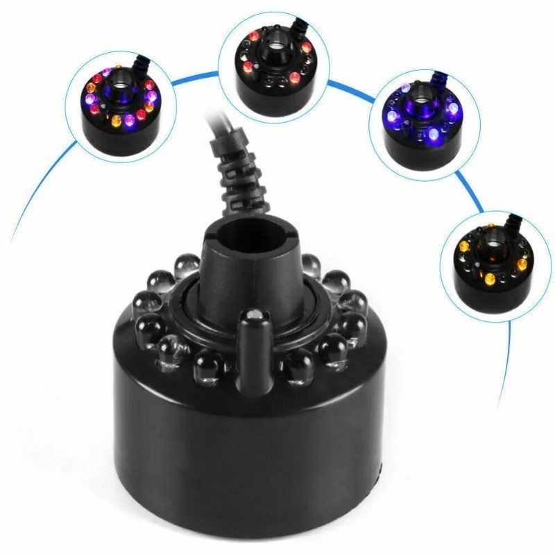 Mist Maker Aquarium Fogger 12 Led Ultrasonic Atomizer Super Big Mist ...
