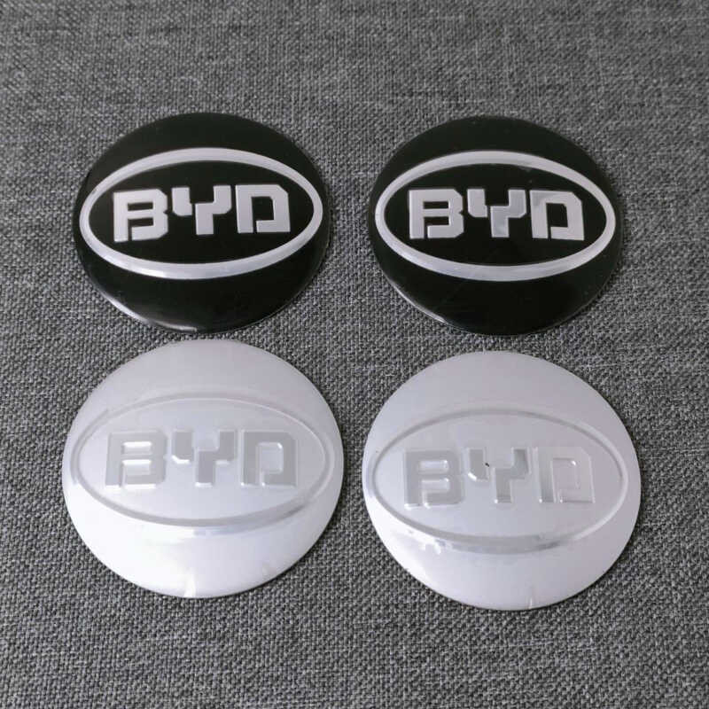 BYD wheel hub label, tire center cover logo, metal tag, decorative car ...