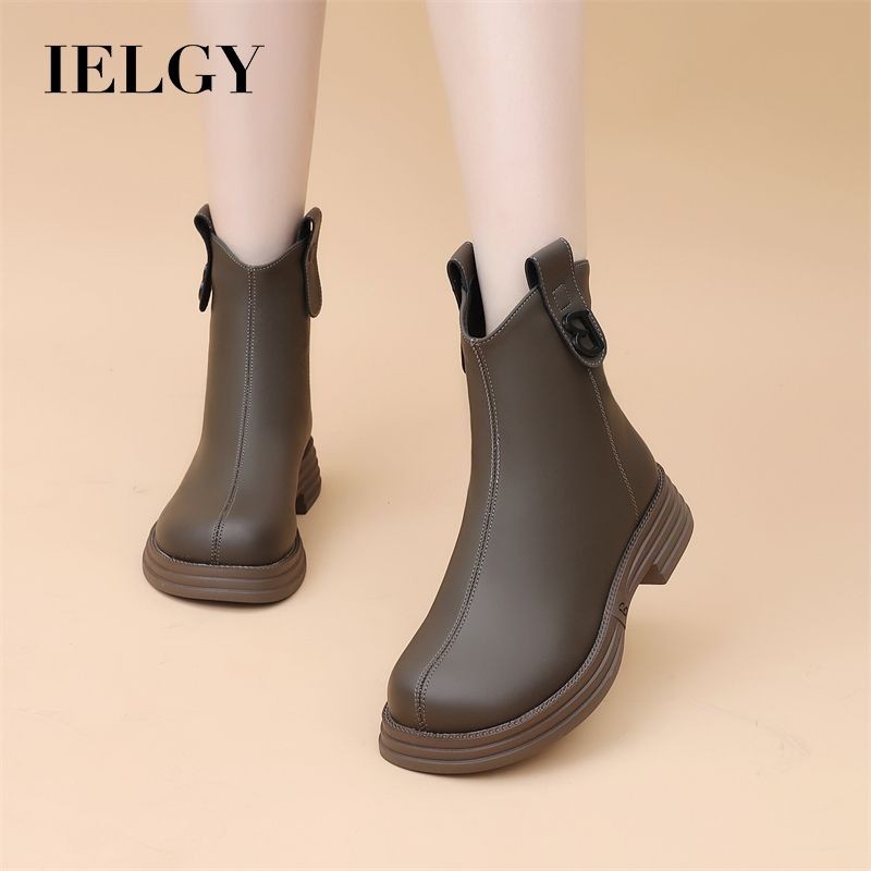 IELGY Chelsea Boots Women's 2025 New Martin Boots Fall/Winter British