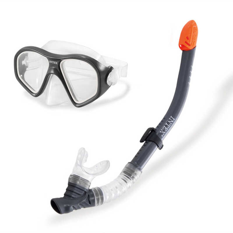 Adult COD Snorkeling Set INTEX Reef Knight Swimming Series Goggles Set ...