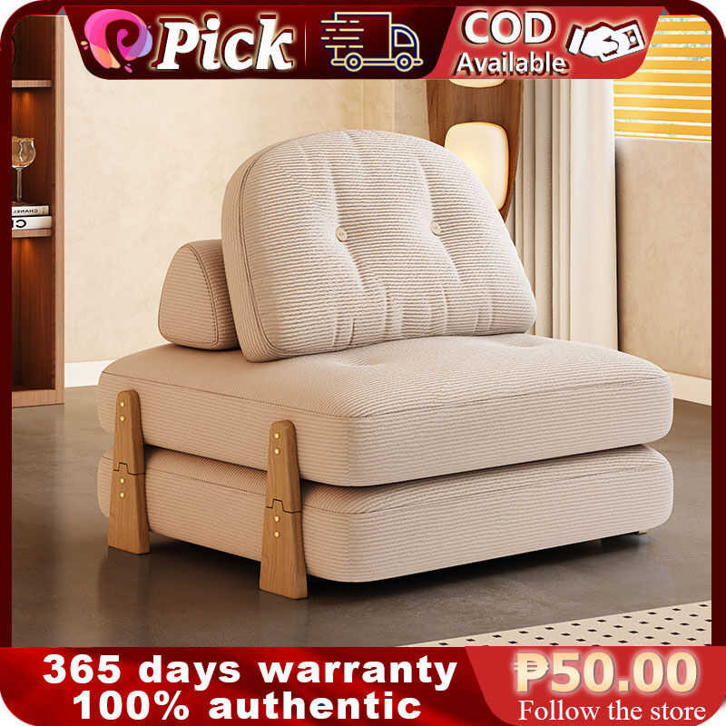 Folding Sofa Bed, Dual-Purpose Lazy Sofa, Rice Chair, Balcony, Sitting ...