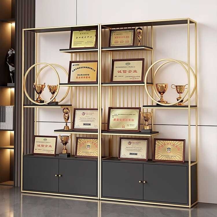 Honor Wall Medal Trophy Storage Product Cabinet Bookshelf Floor Office ...