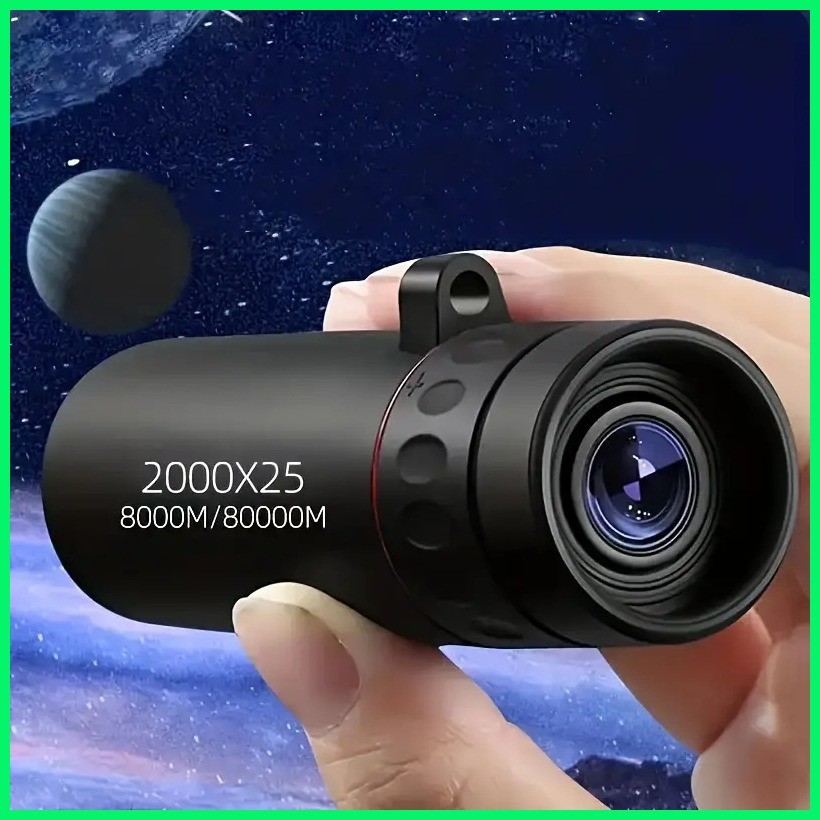 ♀ Portable Universal Monocular Zoom HD Optical Cell Phone Observing ...