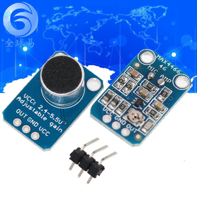 Sound sensor microphone preamplifier AMP MICROPHONE MAX4466 audio