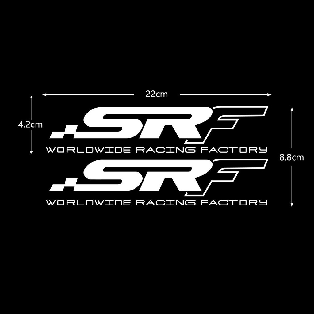 Cool SRF Worldwide Racing Factory Motorcycle Stickers - Personalized ...