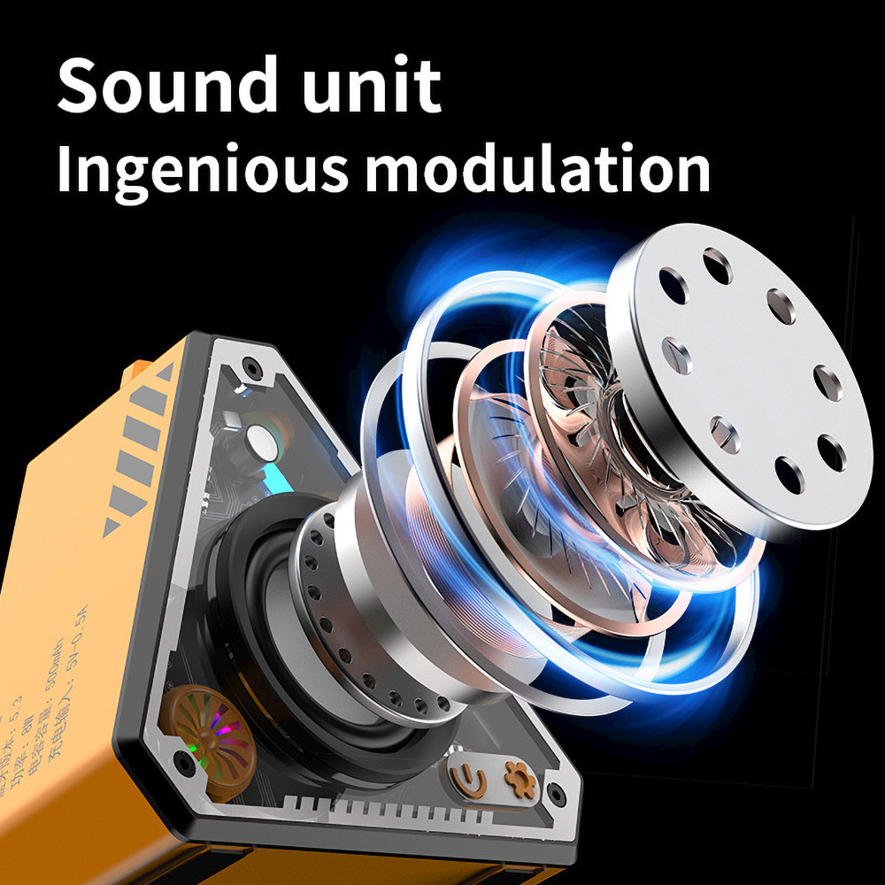 G200 RGB Wireless Bluetooth Mini Magnetic Speaker Portable Stereo Bass ...