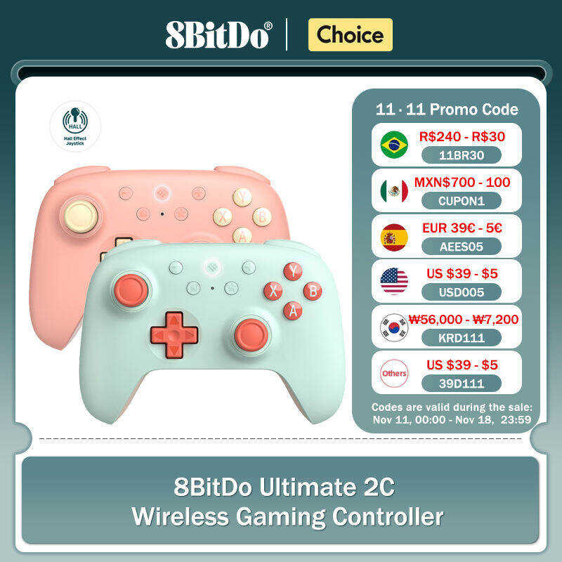 Ultimate 8Bitdo New 2C Wireless Gaming Controller For Pc, Windows 10 ...