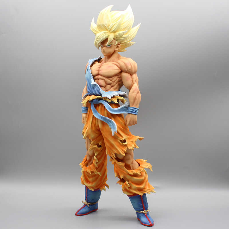 43CM Dragon Ball Z Figura Son Goku Namek Super Saiyan PVC Figuras De Accion Gk Estatua Coleccion Mod Zhangyuxiang