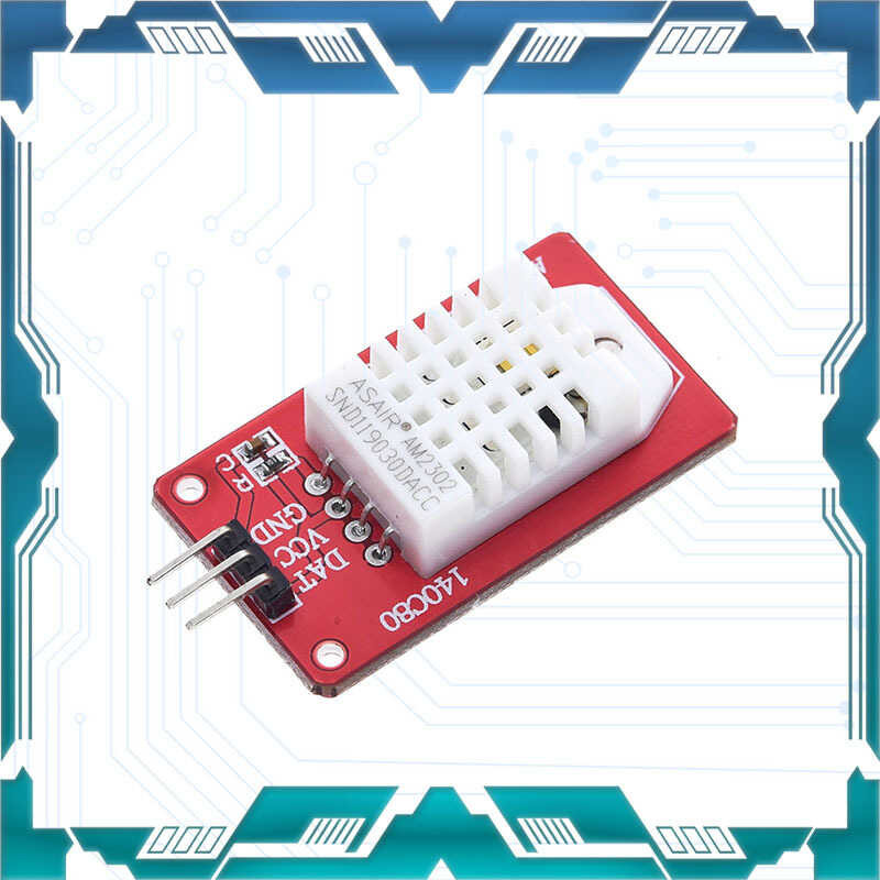 AM2302 DHT22 temperature and humidity sensor module microcontroller red ...